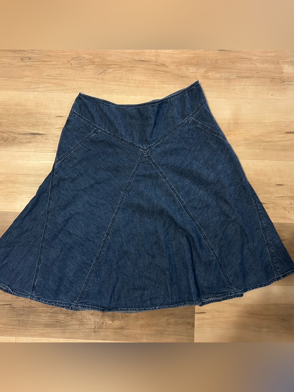 Vintage Ralph Lauren 100% Cotton Denim Skirt